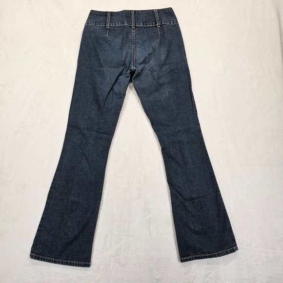 Levis Strauss Signature Jeans Women's 4 Blue Stretch Mid Rise Bootcut Denim EUC - Picture 2 of 13